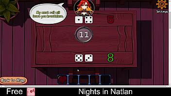 Natlan at night in animated porn video
