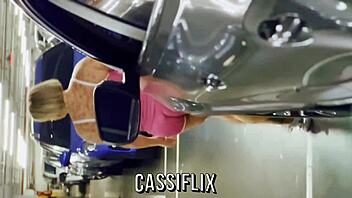 Stepson returns home, meets new stepmom, and fucks her in shared bed at midnight! 😏 Complete on Cassiflix