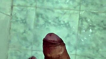 Young Twink Jerks Off In Shower Until Cumming Hard.