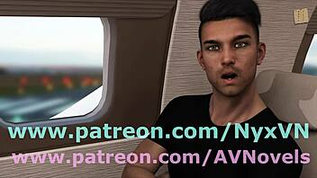 brunette in 3d hentai gets her big tits and ass intertwined