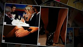 Nicole Heat in intense porn comic with rough action.