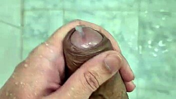 Young Twink Jerks Off In Shower Until Cumming Hard.