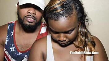 19-Year-Old Cinnamon Gets Clothes Ripped Off by Horny Male Stripper in Ghetto Fuck Session