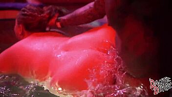 Bbw hotwife kinky katie takes bbc in hot tub