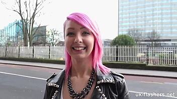 British gay's outdoor exhibition of pleasure in stockings