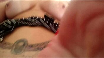 Tiffany Montavani masturbates in lingerie at the office