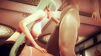 in seven deadly sins, elizabeth gets CREAMPIED in japanese anime porn