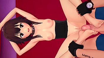 Megumin's steamy hotel encounter in Adult Cartoon Hentai.3D