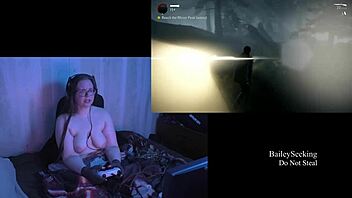 Naked Alan Wake Playthrough Part 5 with Big Tits Focus
