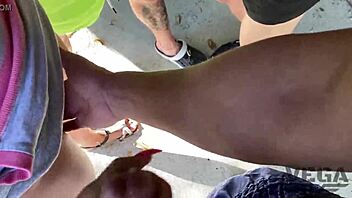 whore lost in forest, strangers cum in all holes