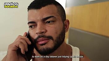 the naughty gay guy fell mouth first on the black lover's monster cock