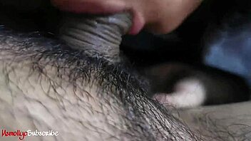 Female doctor examines patient's dick with handjob and blowjob