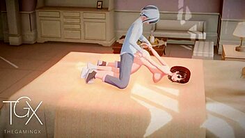 anime hentai futanari sex games sexy girl blowjob cowgirl anal in different positions 😈