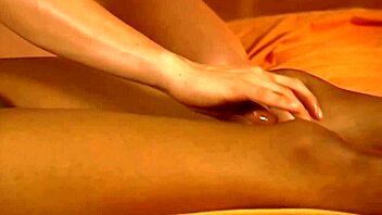 Massage session turned into beautiful therapy for relaxation