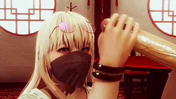 Gyaru ordered home in 3D anime