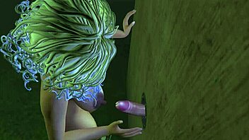 In this anime hentai, she explores a glory hole adventure.