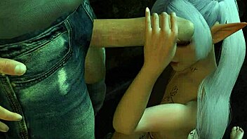 So, frieren the elf gets a standing fuck in this journeys end parody, with anal and blowjob action.