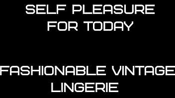 Blonde Isabelle Deltore moans while masturbating with toy and vibrator in VR chair