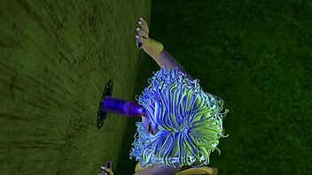 In this anime hentai, she explores a glory hole adventure.