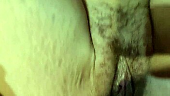 Licked her hairy pussy and fucked her to a jet orgasm.