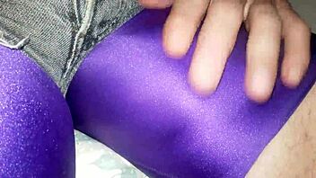 i tease with big spandex bulge