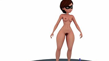 naked helen parr shows big tits
