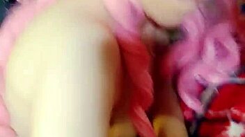 Amateur swallows monster cock with big tits