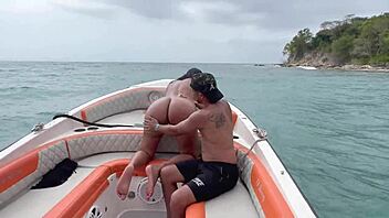 Damn! Big Tits Milf Melani Latina Gets Hardcore Fucked on Yacht!