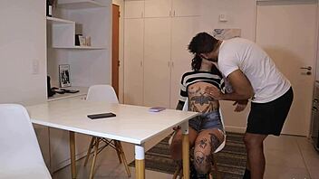 oh, spying on my husband fucking my friend turns me on! i'm a cuckold!