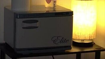 Unscripted amateur handjob with oiled massage and ripped clothes