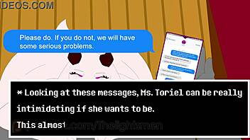 I watch Toriel's cute animation
