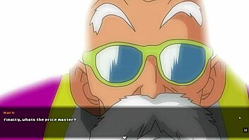 Super Slut Z: Maron Turns To Fuck Old Pervert Master Roshi.