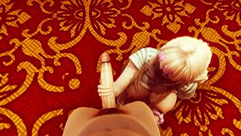 Gyaru ordered home in 3D anime