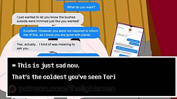 I watch Toriel's cute animation