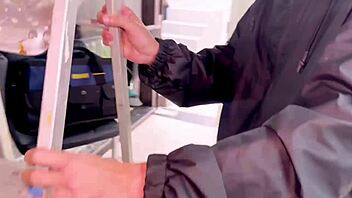 i love watching this ebony boss give her tight black pussy to the big black cock employee moaning