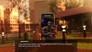 Stunning long haired brunette discusses old days in taboo hentai 3d game