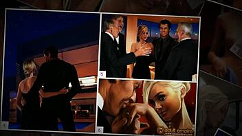 Nicole Heat in intense porn comic with rough action.