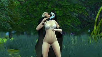 The Sims 4 Halloween special: The remake of Scream 1 (1996) opening sequence