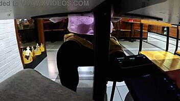 My step-brother plays with me using Lovense control in public outdoor fun.