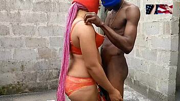 Redhead Mature Stepmom Sucks And Fucks Stranger's Big Black Cock In Hidden Upstairs