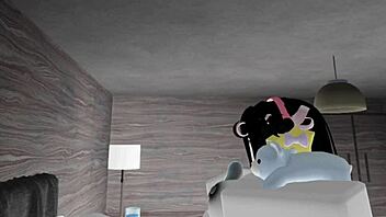 Ghostly Roblox characters engage in sexual relations in abandoned condos
