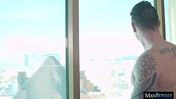 Jackson rams Brad's tight ass!