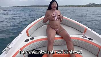 Damn! Big Tits Milf Melani Latina Gets Hardcore Fucked on Yacht!