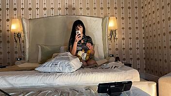 Stunning Latina Babe Turns Photoshoot into Steamy Porn Casting Session