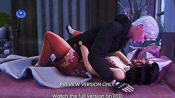 3D animated hentai with a love story