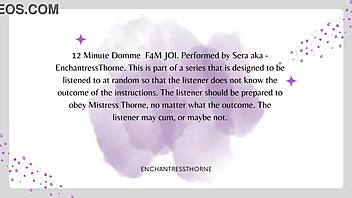 f4m femdom joi cei session gets wild with cum play 😜