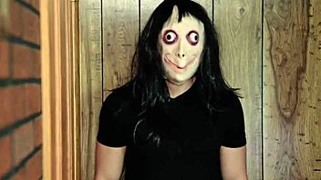 Scared teen 18+ stepsisters PRANKED hard by stepbro on HALLOWEEN night