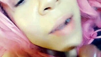 Amateur swallows monster cock with big tits