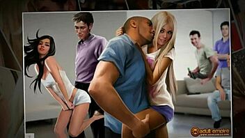 Nicole Heat in intense porn comic with rough action.