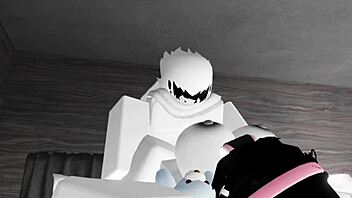 Roblox condo ghosts fuck wildly in hentai anime